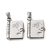 304 Stainless Steel Pendants SA-CBA694E-01P-01-1