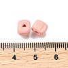 Spray Painted Wooden Beads WOOD-P021-01A-25-3