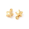 SHEGRACE Brass Star Charms XGR0109G-97G-2
