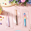 50Pcs Frosted PP Plastic Watchband Storage Resealable Bags ABAG-TADJ0003-01G-7