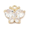 Brass Micro Pave Cubic Zirconia Pendants KK-Z094-16G-02-1