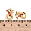 304 Stainless Steel Enamel Pendants SA-CBA85C0-01B-G-3
