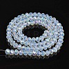 Electroplate Glass Beads Strands EGLA-A044-J2mm-L06-2