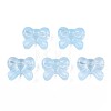 Transparent Spray Painted Glass Beads GLAA-N035-025-C03-1