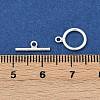 Sterling Silver Ring Toggle Clasps X-STER-A008-16-3