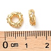 Brass Micro Pave Cubic Zirconia Beads KK-P239-29A-G-3