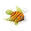 Handmade Lampwork Pendants LAMP-T025-02D-2