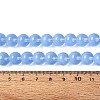 Transparent Glass Imitation Cat Eye Beads Strands GLAA-Q110-01C-05-4