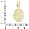 Brass Enamel Pendants KK-F886-02G-01-3