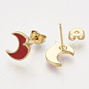 (Jewelry Parties Factory Sale)Brass Stud Earrings EJEW-S201-175A-2