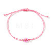 Adjustable Glass Seed Bead Link Bracelets DH6590-10-1