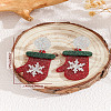 Christmas Acrylic Dangle Stud Earrings FS-WGDC115-02-1