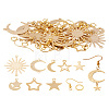 Yilisi DIY Star & Moon & Sun Drop Earring Making Kit DIY-YS0001-36-22