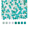 DICOSMETIC 4 Strand 4 Color Transparent Electroplate Glass Beads Strands EGLA-DC0001-07B-8