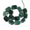 Natural Fuchsite Beads Strands G-C098-A34-01-2