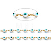 Handmade Enamel Link Chains STAS-I154-02G-1