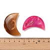 Moon Natural Druzy Geode Agate Ornament G-F833-W01-02-3