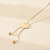 201 Stainless Steel Lariat Necklaces for Women WG43AF7-02-1