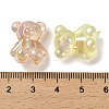 UV Plating Luminous Rainbow Iridescent Acrylic Beads LACR-R001-01A-6