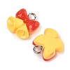Christmas Theme Opaque Resin Pendants RESI-S08-02F-2