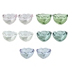 10Pcs 5 Colors Glass Bead Cone for Wind Chimes Making GLAA-FS0001-64-1