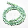 Faceted Round Full Rainbow Plated Electroplate Glass Beads Strands EGLA-J130-FR02-2