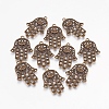 Tibetan Style Alloy Pendants TIBEP-ZN60334-AB-FF-2
