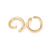 Brass Open Jump Rings KK-G604-08G-12-2