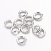 Brass Open Jump Rings X-JRC4mm-NF-1