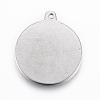 Non-Tarnish 304 Stainless Steel Pendants STAS-G154-03P-2