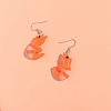 Resin Food Model Dangle Earrings PW-WG579D2-01-3