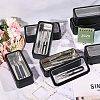 Clear Window Iron Storage Boxes for Jewelry & Small Items CON-WH0085-256-5