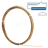 Half Round Brass Wire for Jewelry Making CWIR-WH0003-02-2