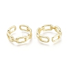 Brass Cuff Rings X-RJEW-F103-04-G-2