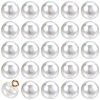 100Pcs Resin Imitation Pearl Buttons BUTT-CY0001-05-1