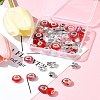 DIY Tibetan Style Alloy & Resin European Beads Making Finding Kits DIY-FS0006-78E-10