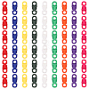 54Pcs 9 Colors Plastic Side Release Buckles KY-CA0001-51-1