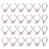 Unicraftale 12Pairs Brass & Resin Clip-on Earring Findings FIND-UN0002-42-1