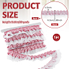 10Yards Polyester Lace Ribbon OCOR-PH0008-04B-2