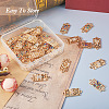 40Pcs 10 Styles Alloy Rhinestone Connector Charms FIND-TA0002-01-5