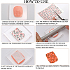 CRASPIRE 16 Sheets 16 Style Flower Pattern Ceramics Clay Water Transfer Paper DIY-CP0010-38-6