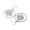 304 Stainless Steel Dangle Earrings EJEW-P271-04P-2