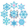 DIY Diamond Painting Christmas Snowflake Coaster Kits WG22379-01-5