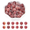 ARRICRAF Natural & Dyed Crackle Agate Beads Strands G-AR0003-41C-10mm-1