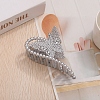 Heart with Butterfly Alloy Claw Hair Clips PW-WG65B65-02-1