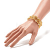Bling Glass Beaded Wrap Bracelet BJEW-JB07746-04-3