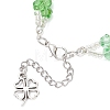 Imitation Austrian Crystal 5301 Bicone Beaded Bracelets for Women BJEW-JB12735-4