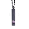 Stainless Steel Urn Ashes Necklace PW-WG95889-06-1