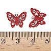 Spray Paint 430 Stainless Steel Charms STAS-C153-09K-3