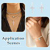 2Pcs 925 Sterling Silver Pave Clear Cubic Zirconia Cross Charms STER-TA0001-59-7